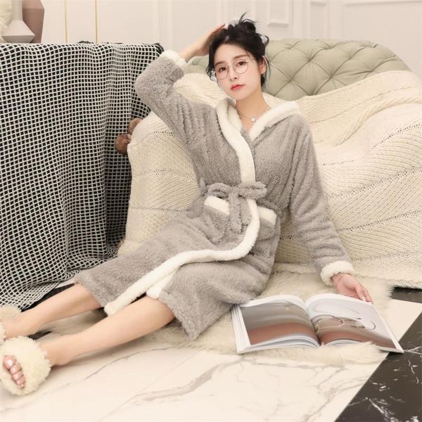

women's sleepwear home clothing women robe nightwear coral fleece negligee lounge kimono gown bathrobe dressing, Black;red