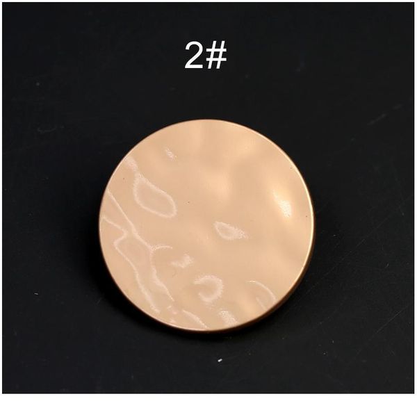 

25mm silver gold metal buttons for clothing crafts coat garments retro cc brand women button decorative on clothes jean bbydpr, Blike;white