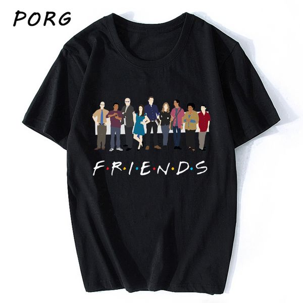 

community friends tv show print aesthetic fashion gothic o neck tshirt homme simple short sport hooded sweatshirt hoodie men t shirt