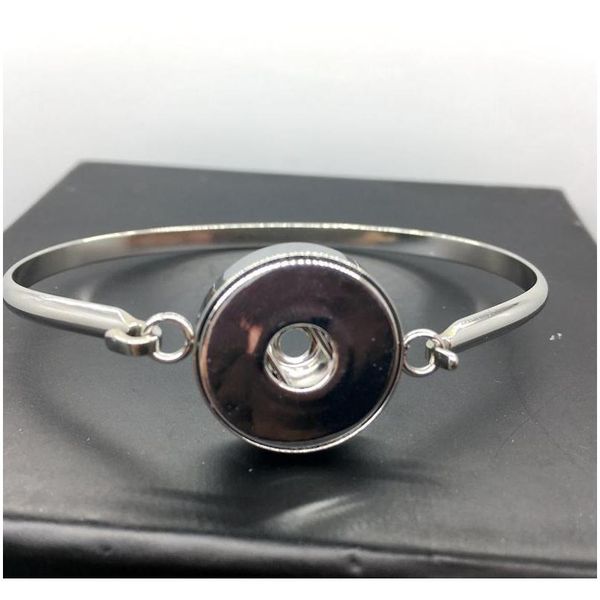 

noosa charm snaps buttons stainless steel bracelet interchangeable ginger snaps buttons bracelet fit 18&20mm wmtxoe lihuibusiness, Golden;silver