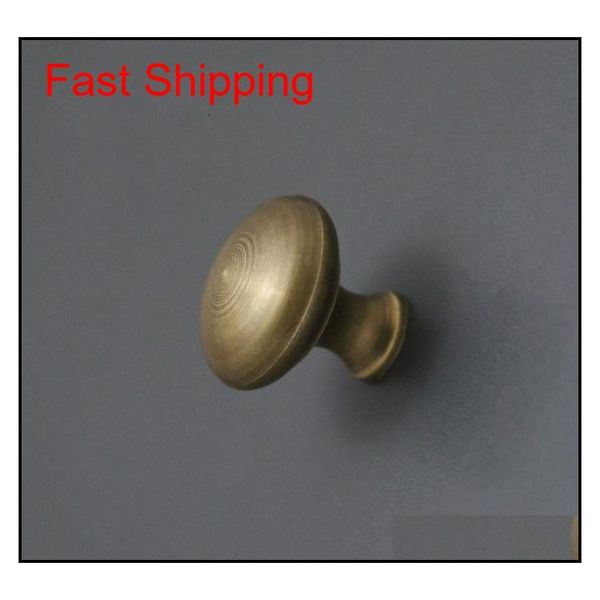 

2 pieces antique solid simple drawer knob furniture hardware wardrobe shoe door single hole ha qylavi packing2010