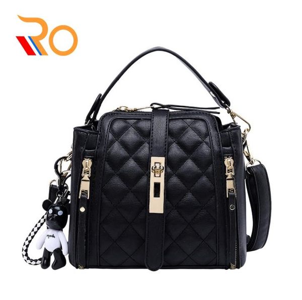 

2020 new arrival fashion luxury women handbag pu leather shoulder bags large capacity crossbody ladies quilted shoulder bags