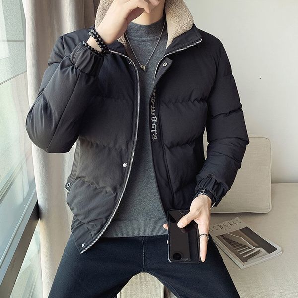 

new 2021 men's tide winter jacket short gear big khaki clothes better tl6a, Black