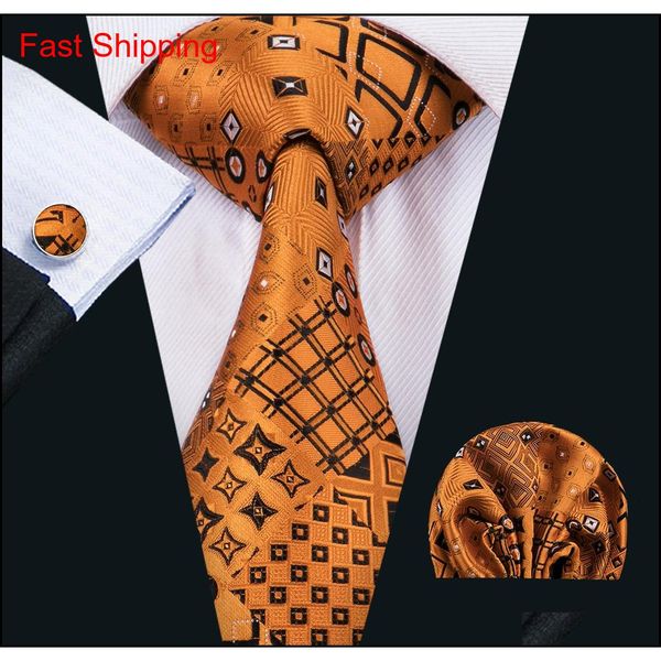 

fashion men tie classci silk mens neck ties gold tie sets tie hanky cufflinks sets jacquard woven meeting business wedding party gift sewkk, Black;blue