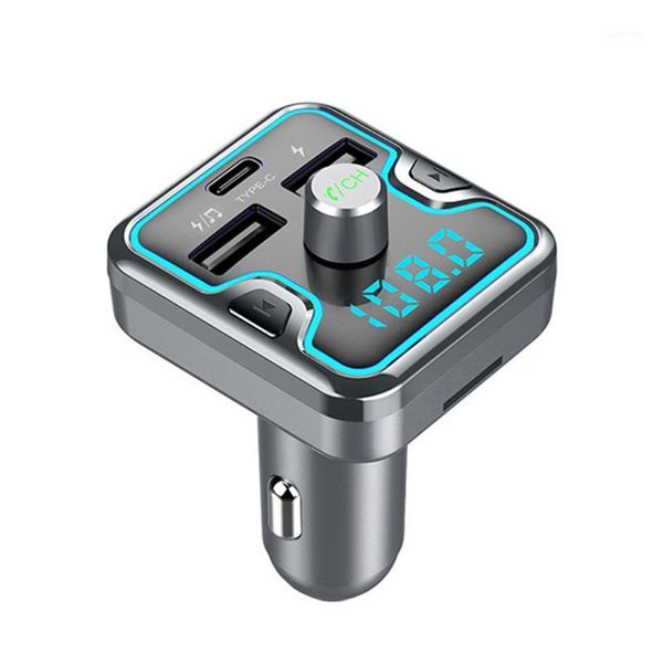 

car mp3 player bluetooth phone call handsanswer dual usb type-c ports fast charger wireless music player1