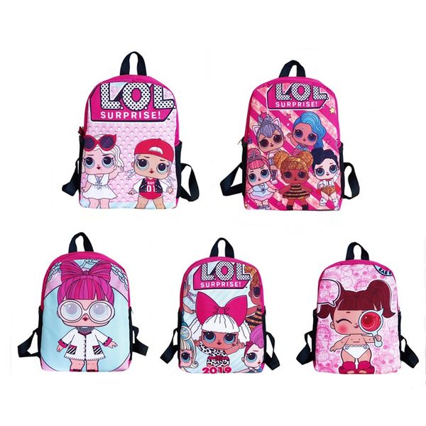 

dhl designer girl dolls backpack girls cartoon storage bags backpacks christmas gifts bags kids toys zx005