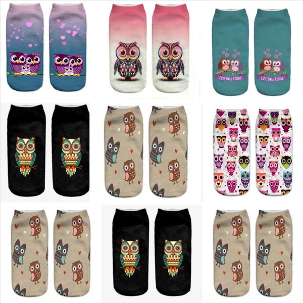 

ntmi6 cycling owl women hiking running custom basketball sock bike men animal print fitness white sport socks outdoor, Black