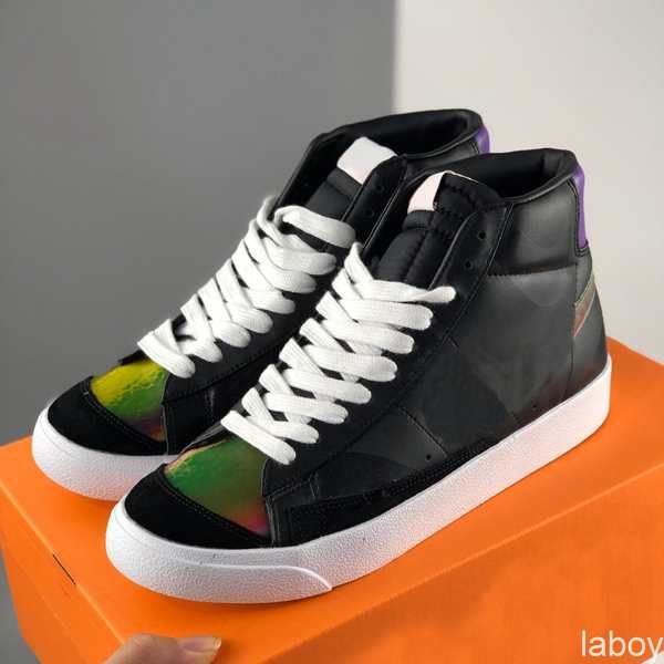 

with box blazer the new way mid 77 vntg womens mens running shoes have a good game laser black rainbow skateboard sports sneakers