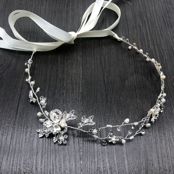 

npason european style bridal headband handmade bridal платье аксессуары, Silver
