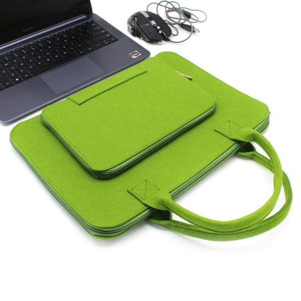 

36*26cm light carving wool felt lapbags handbags for macbook/ lenovo dell hp asus notebook case computer bag men women