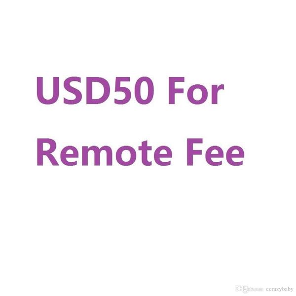 

add the extra usd50 remote fee for ups tnt dhl because of your address in remote areas