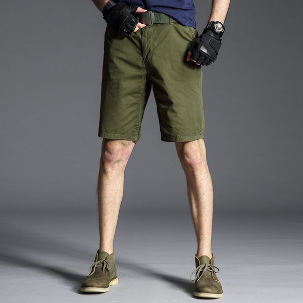 

2020 summer 9-color tough new men's fashion brand street outdoor casual capris tooling shorts, White;black