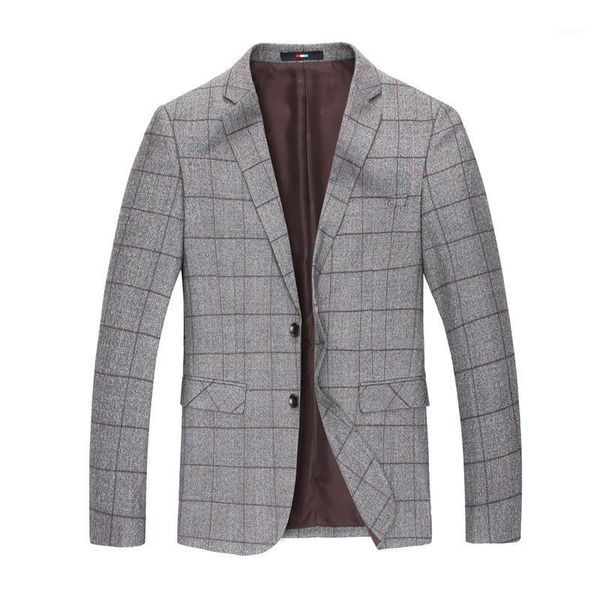 

men blazer oversize autumn young man long sleeve plaid blazers fashion male leisure suit jacket coat brand loose terno masculino1, White;black