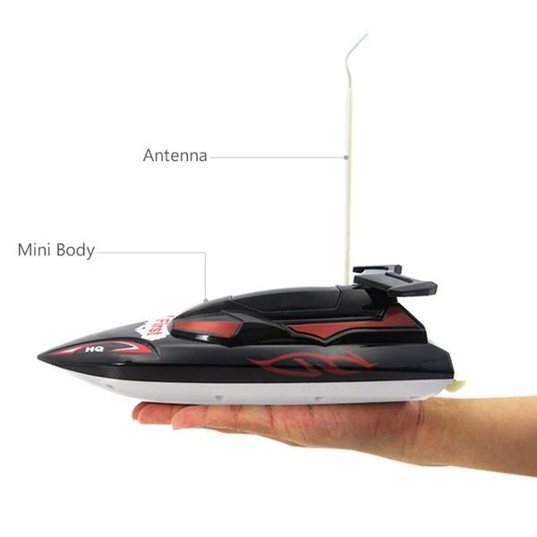 

flytec hq2011-15c 10km/h 27mhz mini infrared control rc boat ship toy for kids children gift l4mc