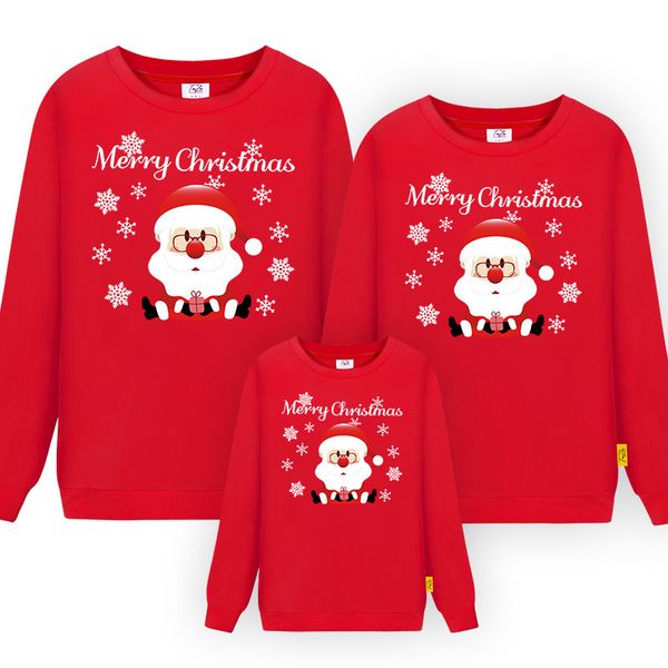 

family matching christmas sweatshirt family christmas pajamas father mother daughter son santa pajamas family matching outfits lj201111, Blue