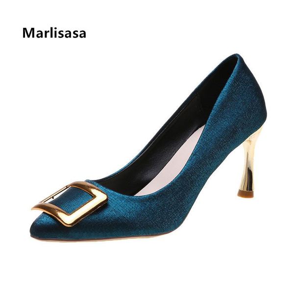 

zapato negro tacon women classic navy blue high heel shoes ladies casual party golden heel stiletto g5533, Black