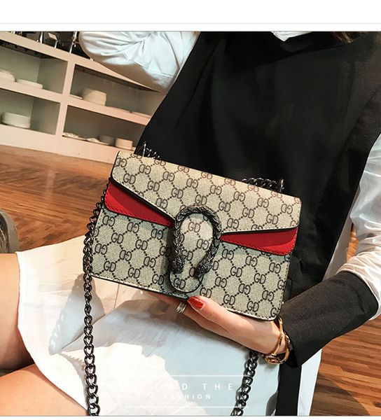 

surrogate light bag chain presbyopic wine women bag new high-grade 2020 for trendy god crossbody head shoulder tiger luxury shopping ge jxhh, Red;black