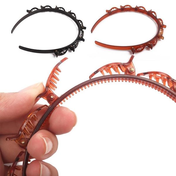 

1 шт. новый дизайн новизна рукоятки для волос для унисекс черные модные челки для волос для волос hairpin band смола простой стиль волос обр, Black;white