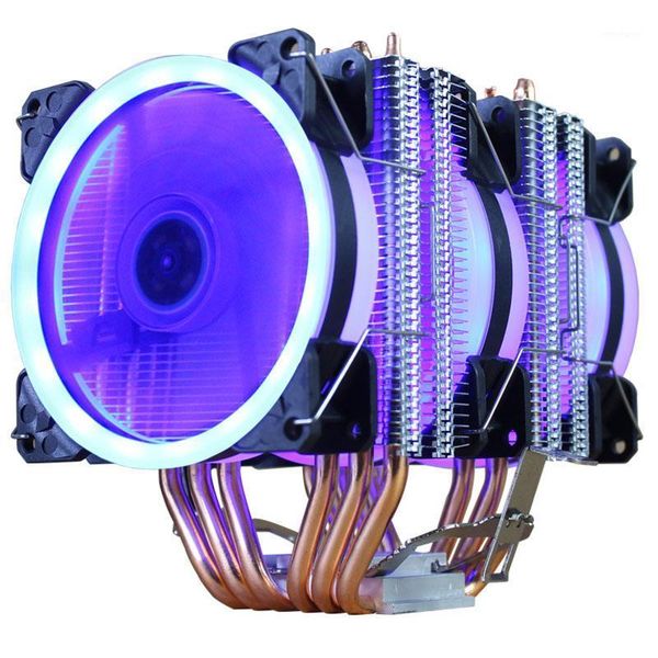 

fans & coolings cpu cooler 6 heat-pipes dual-tower cooling 9cm rgb fan led support 3 3pin for intel and amd1