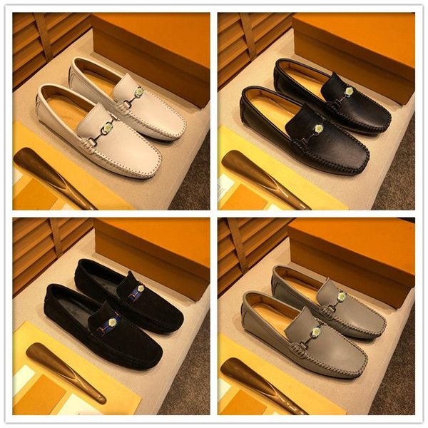 

li genuine leather men casual shoes light and soft comfortable walking flats men shoes male loafers large size 38-46 dropshipping 11, Black