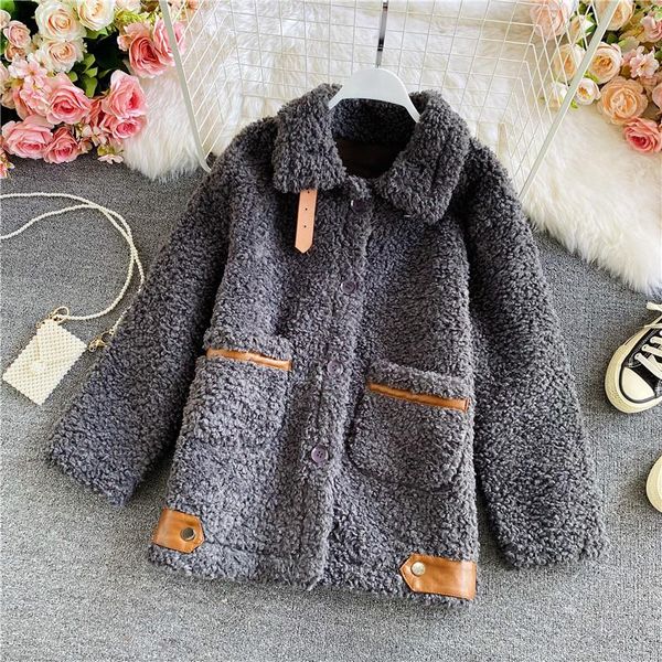 

2020 new fashion women's clothing turn-down collar full coats and jackets women, Black;brown