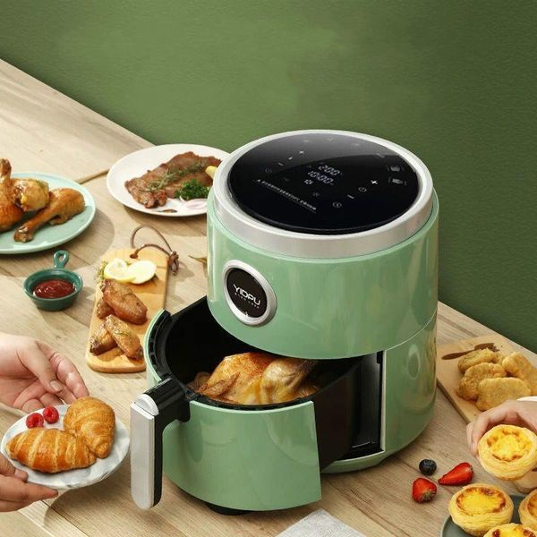 

jrm0074 japan air frying pan new type air fyer large capacity no oil smoke electric fyer intelligent automatic kitchen