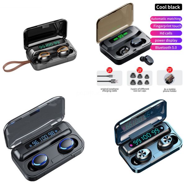 

2020 new power pro wireless earphones mini bluetooth headphones with charger box power display tws wireless headsets air 827
