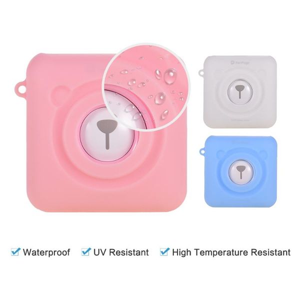 

printers peripage a6 thermal printer silicone case with strap anti-dust anti- anti-scratch protect