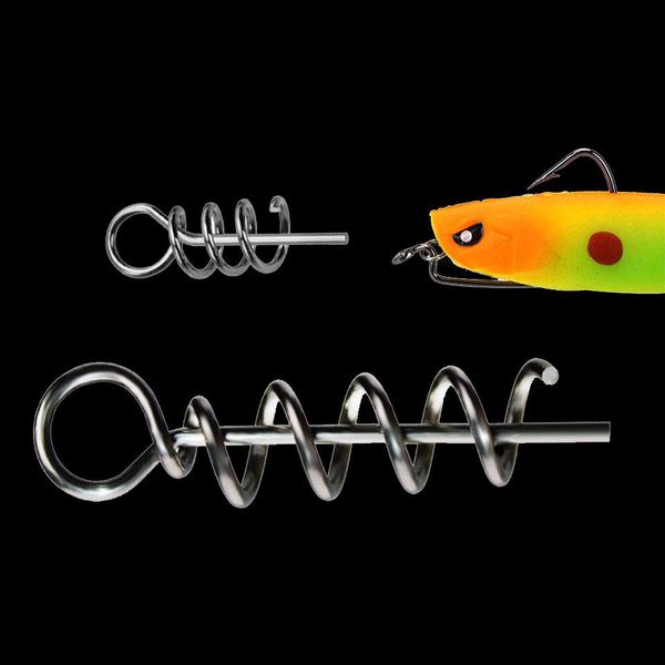 

20шт рыболовный крючок центрирующий штифт пружина twist crank замок для soft lure приманки станкам рыбалка инструменты размер 3.5cm sqctym b