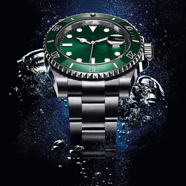 

mens watches v11 ceramic ring 116610 automatic watch cal.3135 movement men orologio uomo kif shock absorber designer watches, Slivery;brown