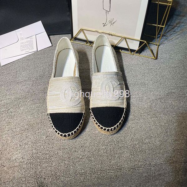 

dress shoes xiaoxiangfeng fisherman's shoes summer grass woven hemp rope flat bottom, one foot on lazy leisure lefu single shoes, femal, Black