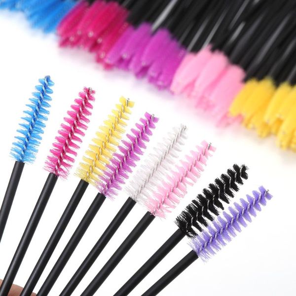 

makeup brushes 50pcs/pack disposable eyelash brush mascara spiral wands lash grafting extension comb eyebrow applicator health beauty tool