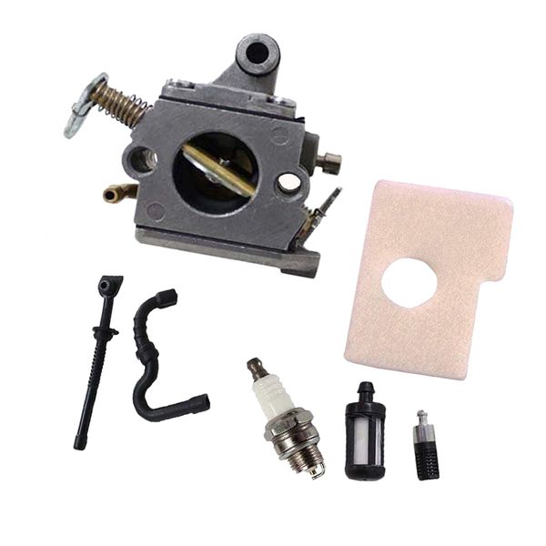 

carburetor with fuel oil filter kit for stihl ms170 ms180 017 018 carb