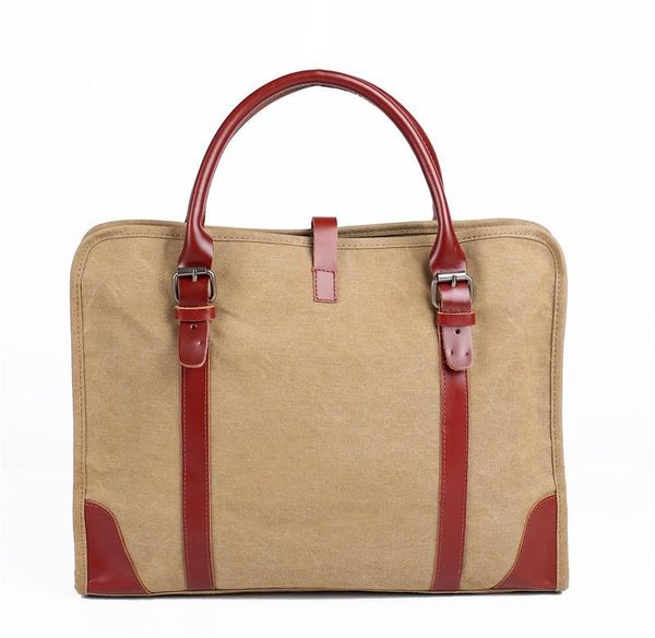 

новый мужской старинный холст кожаный хлопок tote messenger bag crossbody сумка книга школьная сумка