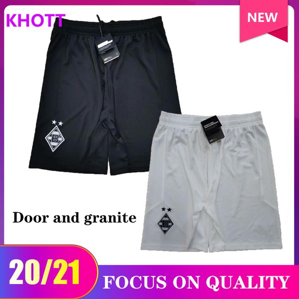 

20 21 боруссии футбольные шорты дом вдали 2020 2021 мёнхенгладбах футбол спортивные брюки s-2xl, Black;red