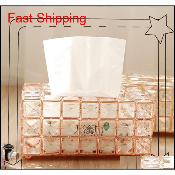 

european crystal tissue box simple home living room coffee table drawers desknapkin storage box creative car ti qyljna sweet07