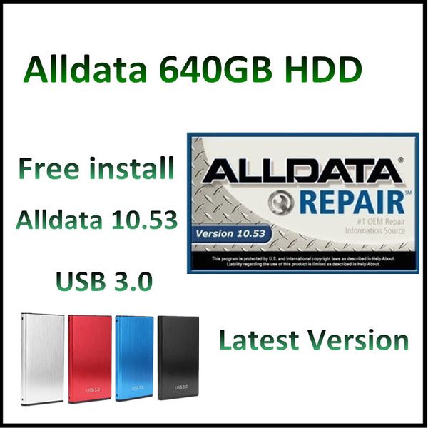 

2022 auto repair alldata soft-ware v10.53 alldata auto diagnostic all data in 640gb hdd install support windows 7 / 8/10 update to 2014