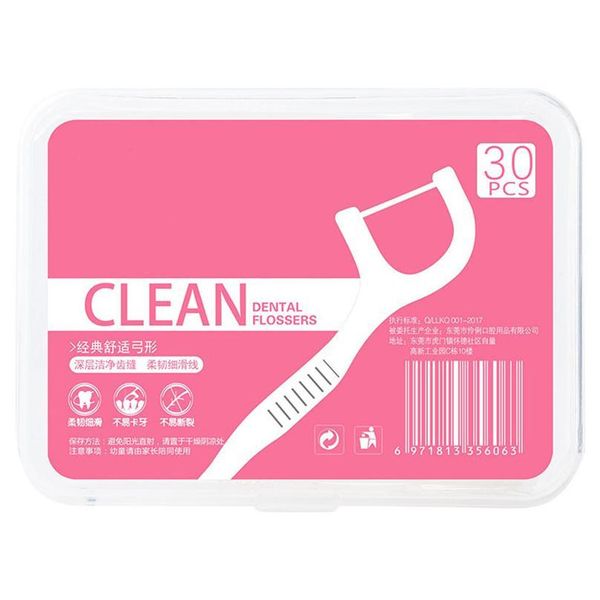 

25/30/50pcs disposable dental flosser teeth toothpicks stick tooth clean interdental brushes dental floss pick oral hygi jllydl