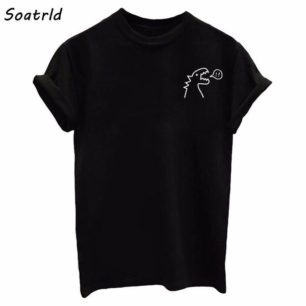 

new arrivals summer harajuku t shirt women tee fashion female t-shirts funny printed t-shirt casual woman clothing, White