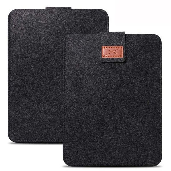 Universal lã feltro saco de armazenamento de manga laptop 12 13 13.3 14 15 16 polegadas tablet notebook capa para huawei honra magicbook matebook samsung xiaomi computador