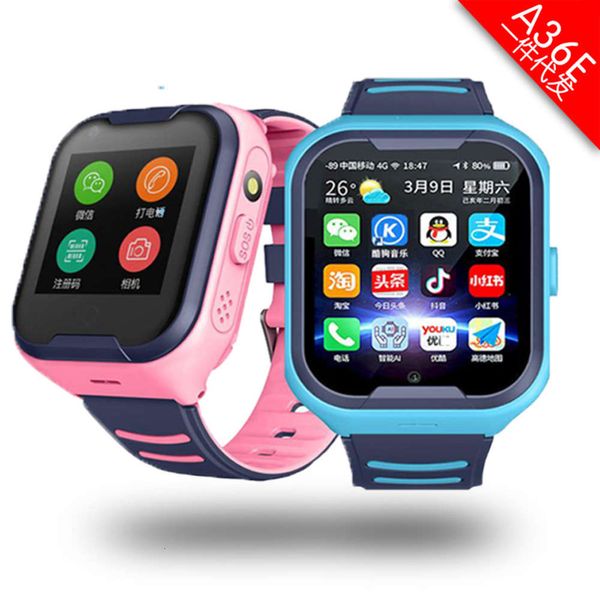 

a36e smart 4g all china netcom multi language waterproof gps positioning children's telephone watch