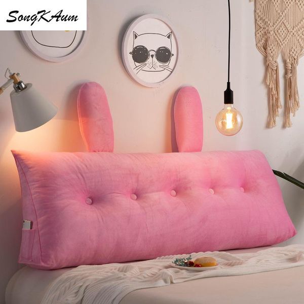 

cushion/decorative pillow songkaum washable ears long bedside cushion european-style double-sided cushions double home pillows tatami
