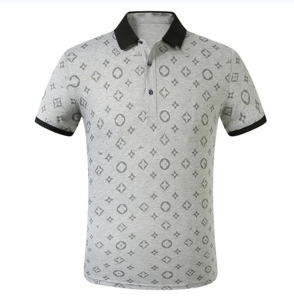 

2022ll men's t-shirts polos short sleeved summer cotton embroidery luxury t shirt new designer polo shirt high street tee, White;black