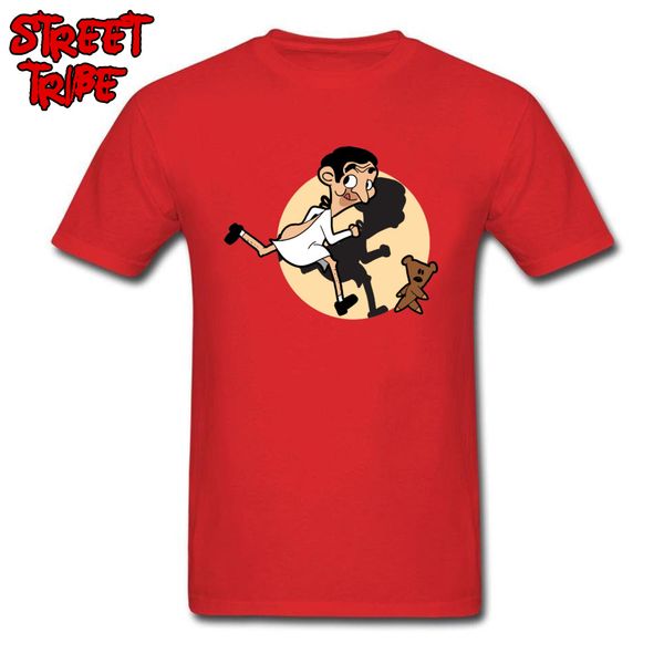 

comics guys red mr bean adventures of tintin cartoon for summer funny brand 3d tees slim fit sport hooded sweatshirt hoodie t shirt