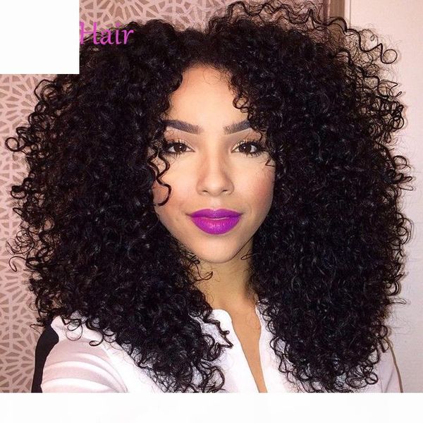 

malaysian brazilian human hair wigs wholesale kinky curly lace front wigs with bleached knots natural hairline full lace wigs, Black;brown