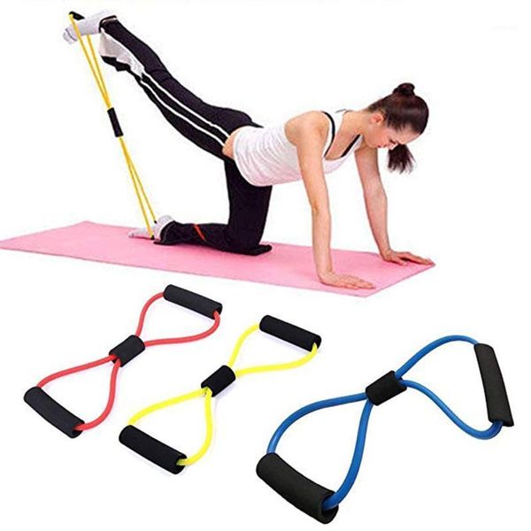 

yoga at home 8 string pull rope chest expander yoga exercise pull rope fitness device pilates band1