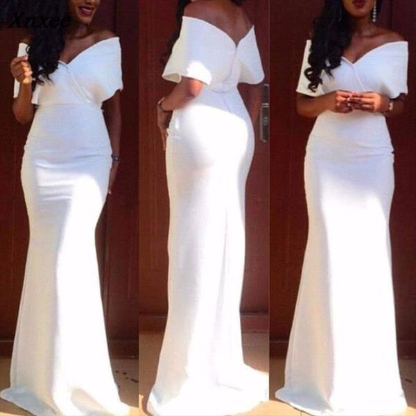 

fashion elegant long party dresses women clothing short sleeve strapless v neck floor length dress female costume s  l xl, Black;gray