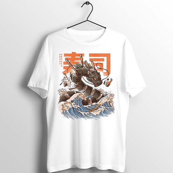 

men women t shirt sushi dragon funny artwork art printed tee sport hooded sweatshirt hoodie