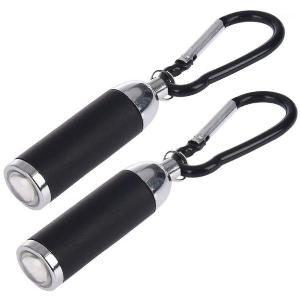 

flashlights torches ultra bright led camping mini torch lamp light keychain keyring,black 2 pcs1