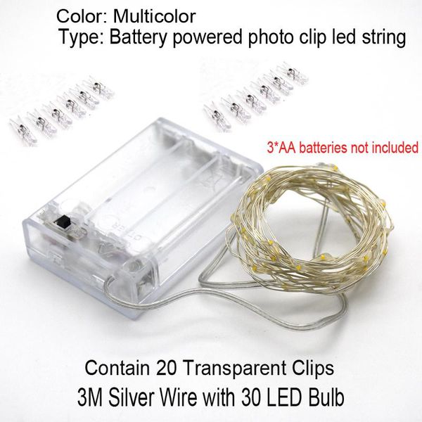 

5m 10m led p clip copper string lights starry fairy battery powered for hang pictures cards bedroom wall decorations swy wmttpb